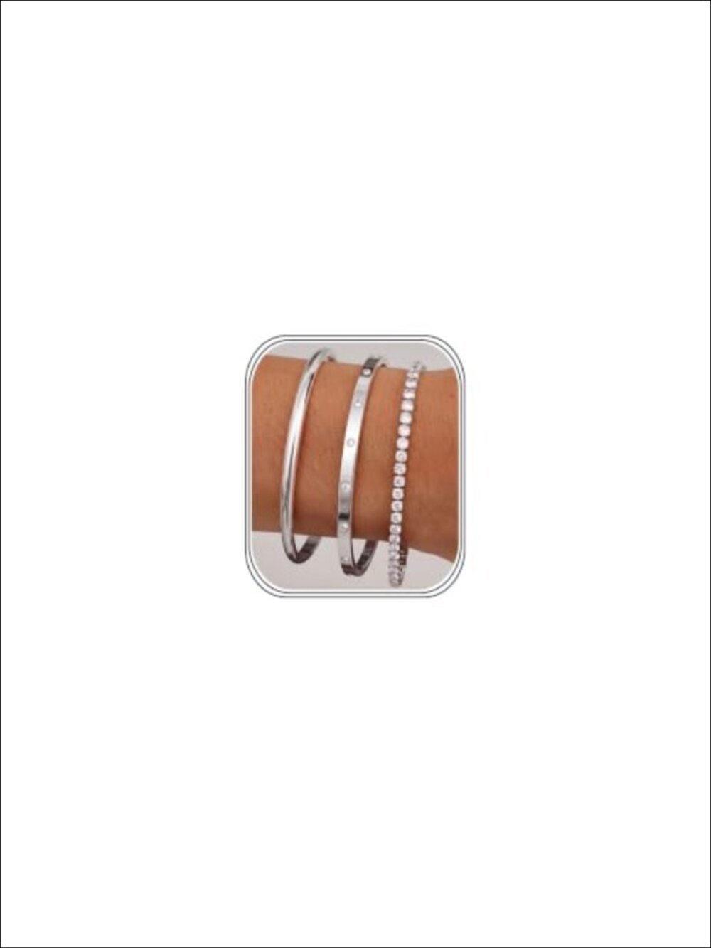 14K Gold Plated Bracelets for Women Tennis Bangle Cuff Set Adjustable